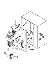 16 - Rear Control Box Assembly (Pn2vw) parts for Maytag Dryer MDG50PN2VW from AppliancePartsPros.com