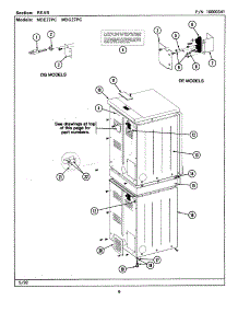 02 - Rear parts for Maytag Dryer MDE27PCACL from AppliancePartsPros.com
