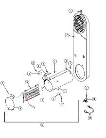 06 - Heater parts for Maytag Dryer MDE13PRBCW from AppliancePartsPros.com