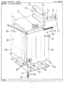 03 - Cabinet-Front parts for Maytag Dryer MDE26DAACL from AppliancePartsPros.com