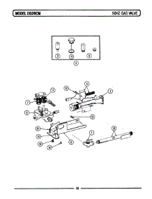 11 - 50Hz Gas Valve parts for Maytag Dryer DG26CS from AppliancePartsPros.com