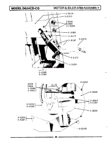 12 - Motor & Idler Arm Assembly parts for Maytag Dryer DG34CD from AppliancePartsPros.com