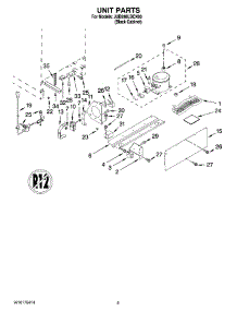 04 - Unit Parts parts for Maytag Wine Cooler JUB248LBCX00 from AppliancePartsPros.com