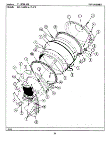 05 - Tumbler parts for Maytag Dryer LDE19CA from AppliancePartsPros.com
