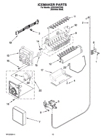 12 - Icemaker Parts, Optional Parts (Not Included) parts for Maytag Refrigerator ASD2526VES00 from AppliancePartsPros.com