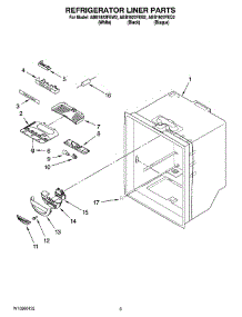 02 - Refrigerator Liner Parts parts for Maytag Refrigerator ABB1922FEQ2 from AppliancePartsPros.com