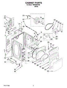 02 - Cabinet Parts parts for Maytag Dryer YMED6600TQ0 from AppliancePartsPros.com