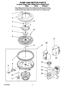 08 - Pump And Motor Parts parts for Maytag Dishwasher MDB8851AWS10 from AppliancePartsPros.com