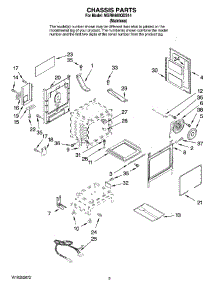 03 - Chassis Parts parts for Maytag Range MGRH865QDS14 from AppliancePartsPros.com