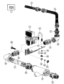 15 - Steam Supply parts for Maytag Washer MFS50PNAVS from AppliancePartsPros.com