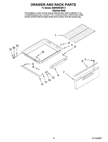 06 - Drawer And Rack Parts, Optional Parts (Not Included) parts for Maytag Range MGRH865QDS10 from AppliancePartsPros.com