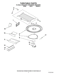 05 - Turntable Parts parts for Maytag Microwave MMV6186WS0 from AppliancePartsPros.com
