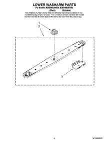 04 - Lower Washarm Parts parts for Maytag Dishwasher MDBH985AWB0 from AppliancePartsPros.com