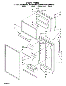 02 - Door Parts parts for Maytag Refrigerator M1TXEMMWQ00 from AppliancePartsPros.com