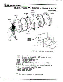 09 - Door, Tumbler, Tumbler Front & Back parts for Maytag Dryer LDE22CT from AppliancePartsPros.com