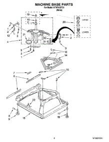 05 - Machine Base Parts parts for Maytag Washer NTW5100TQ1 from AppliancePartsPros.com
