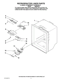 03 - Refrigerator Liner Parts parts for Maytag Refrigerator G37026FEAW10 from AppliancePartsPros.com
