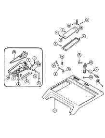 03 - Top parts for Maytag Washer MAH20PDA3W from AppliancePartsPros.com