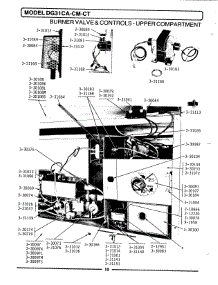04 - Burner Valve & Controls-Upper Comp. parts for Maytag Dryer DG31CT from AppliancePartsPros.com