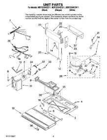 06 - Unit Parts parts for Maytag Refrigerator MBF2256KEQ11 from AppliancePartsPros.com