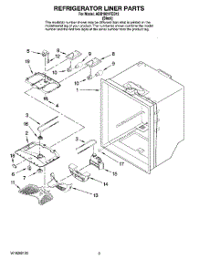 02 - Refrigerator Liner Parts parts for Maytag Refrigerator ABB1921FEB12 from AppliancePartsPros.com