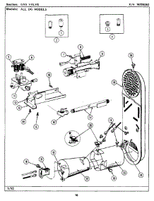 09 - Gas Valve parts for Maytag Dryer MDG26DAAAL from AppliancePartsPros.com
