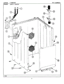 04 - Cabinet parts for Maytag Washer GA26CD from AppliancePartsPros.com