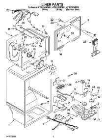 03 - Liner Parts parts for Maytag Refrigerator ATB2232MRB01 from AppliancePartsPros.com