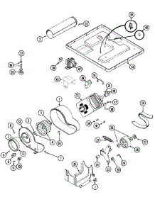07 - Motor Drive parts for Maytag Dryer MDG13PDAAL from AppliancePartsPros.com