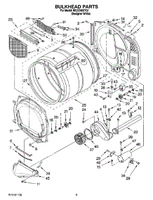 03 - Bulkhead Parts parts for Maytag Dryer MGDZ400TQ1 from AppliancePartsPros.com