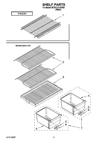05 - Shelf Parts, Optional Parts (Not Included) parts for Maytag Refrigerator MTB1551VEW01 from AppliancePartsPros.com