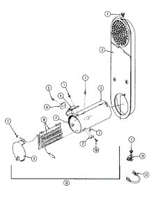 07 - Heater (A3 Series) parts for Maytag Dryer MDE26CSACW from AppliancePartsPros.com