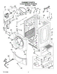 02 - Cabinet Parts parts for Maytag Dryer MGD9800TB0 from AppliancePartsPros.com