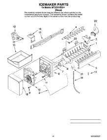 08 - Icemaker Parts, Optional Parts (Not Included) parts for Maytag Refrigerator MFD2561HEQ14 from AppliancePartsPros.com