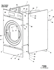 10 - Cabinet (Pn) parts for Maytag Washer MFR30PNCTS from AppliancePartsPros.com