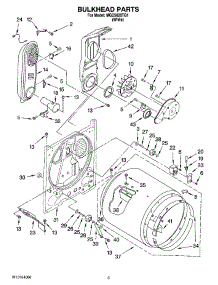 03 - Bulkhead Parts parts for Maytag Dryer MGD5620TQ1 from AppliancePartsPros.com