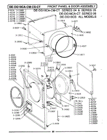 06 - Front Panel & Door Assembly parts for Maytag Dryer DG18CS from AppliancePartsPros.com