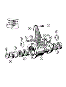 09 - Bearings & Trunnion Assembly parts for Maytag Washer MFR35PCATS from AppliancePartsPros.com