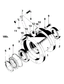 25 - Bearings & Trunnion Assy. (Series 11) parts for Maytag Washer MFR18PCAVS from AppliancePartsPros.com
