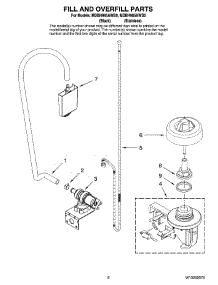 06 - Fill And Overfill Parts parts for Maytag Dishwasher MDBH985AWS0 from AppliancePartsPros.com