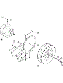 13 - Blower Motor Mount parts for Maytag Dryer MDG120PHVW from AppliancePartsPros.com