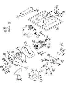 08 - Motor Drive parts for Maytag Dryer MDE13PDBDW from AppliancePartsPros.com