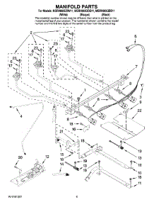 04 - Manifold Parts parts for Maytag Range MGRH865QDB11 from AppliancePartsPros.com