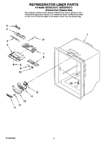 02 - Refrigerator Liner Parts parts for Maytag Refrigerator GB2026LEKS13 from AppliancePartsPros.com