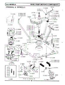 05 - Base, Pump, Motor & Components parts for Maytag Washer A24CA from AppliancePartsPros.com