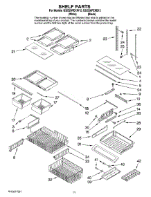 06 - Shelf Parts parts for Maytag Refrigerator G32526PEKW12 from AppliancePartsPros.com