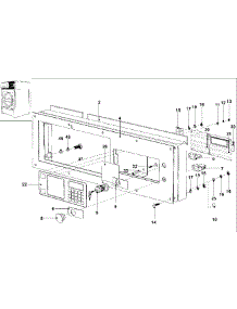13 - Control Panel parts for Maytag Washer MFS50PNDVS from AppliancePartsPros.com