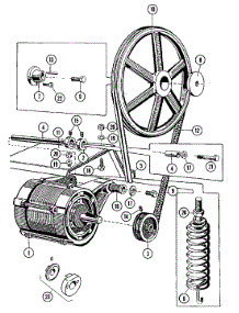 10 - Motor & Basket Pulley parts for Maytag Washer MFR35PDAVS from AppliancePartsPros.com