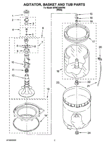 03 - Agitator, Basket And Tub Parts parts for Maytag Washer MVWC500VW0 from AppliancePartsPros.com