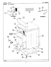 02 - Rear parts for Maytag Dryer MDE26MNADW from AppliancePartsPros.com